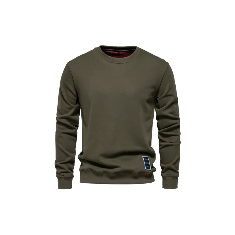 Plain Loose Sweatshirt-8