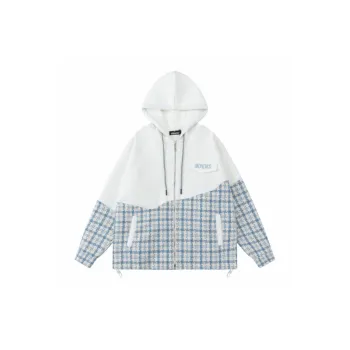 Retro Fashion Plaid Casual Sweatshirt