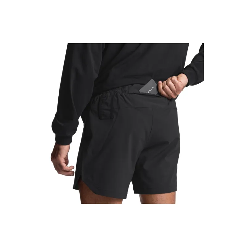Sporty Loose Blended Synthetic Fabrics Casual Shorts-4