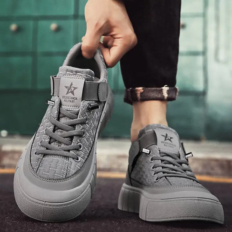 Simple Warm Skateboarding Shoes-2