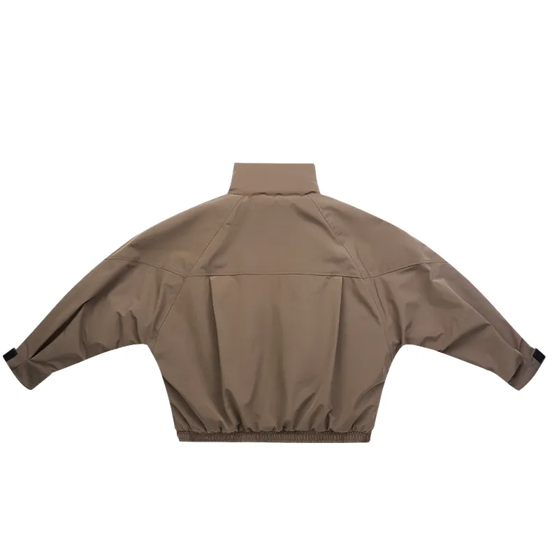 Fashionable Loose Blended Synthetic Fabrics Quilted Jacket-1