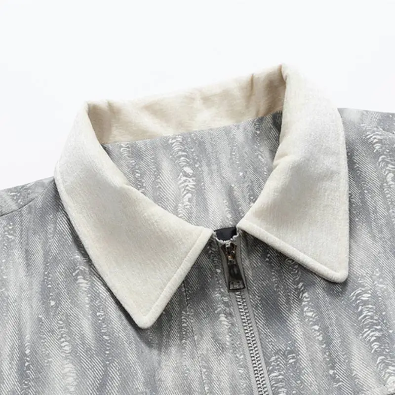 Casual Tie Dye Polyester Jacket-3