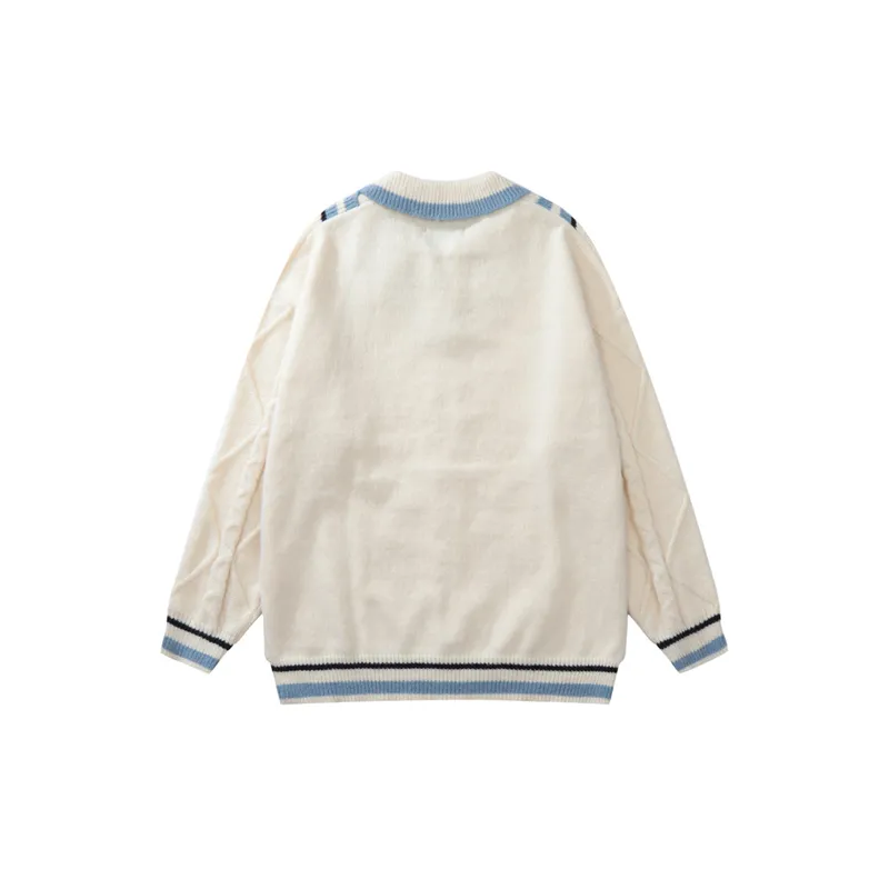 Soft Polo Collar Sweater-1