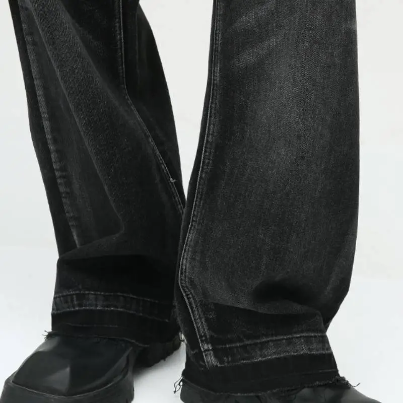 Casual Fashionable Straight Leg Jeans-4