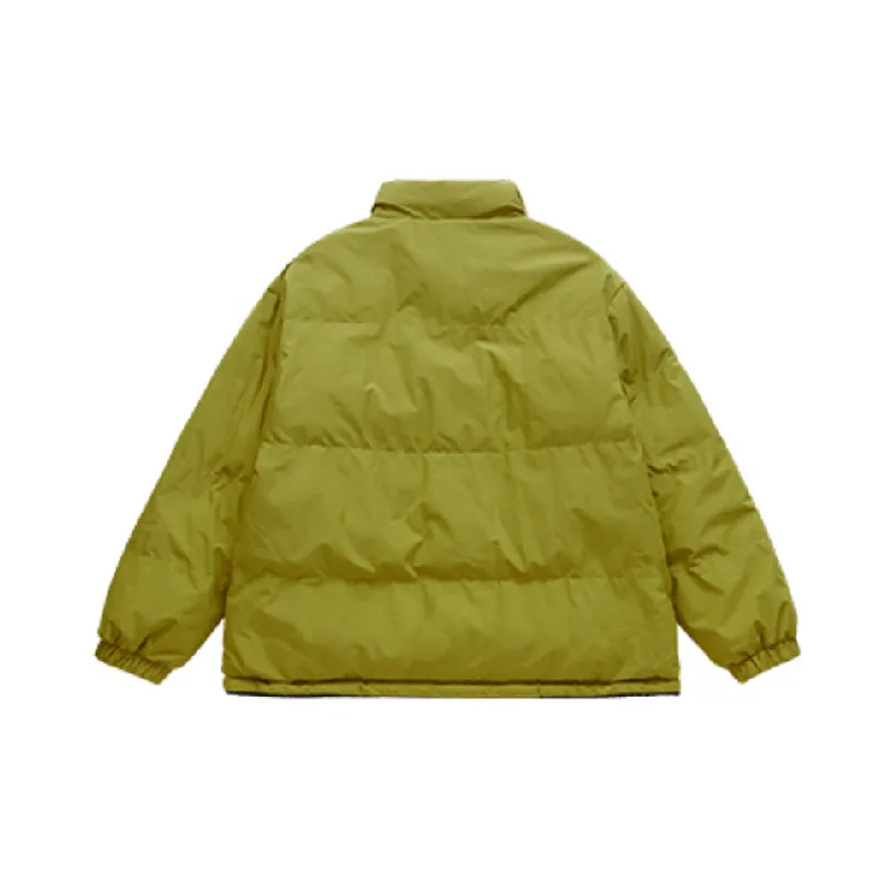 Casual Plain Quilted Jacket-7