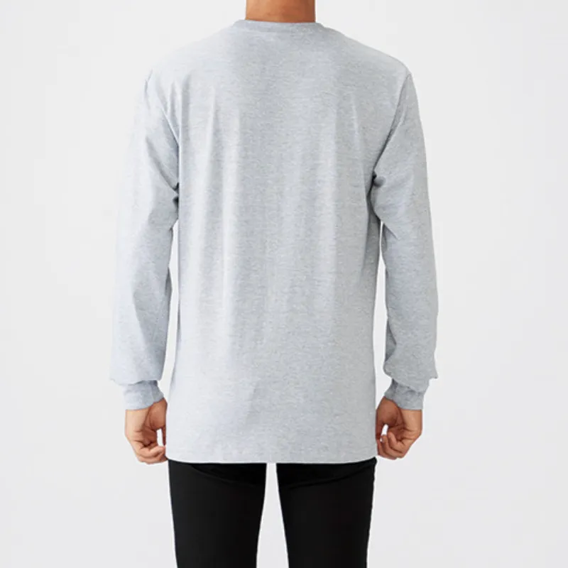 Casual Long Sleeve Cotton T Shirt-11
