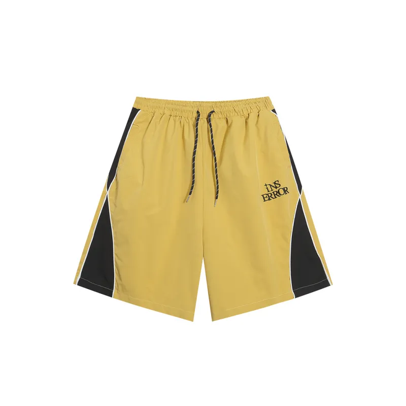 Clashing Color Splicing Casual Sports Shorts-2