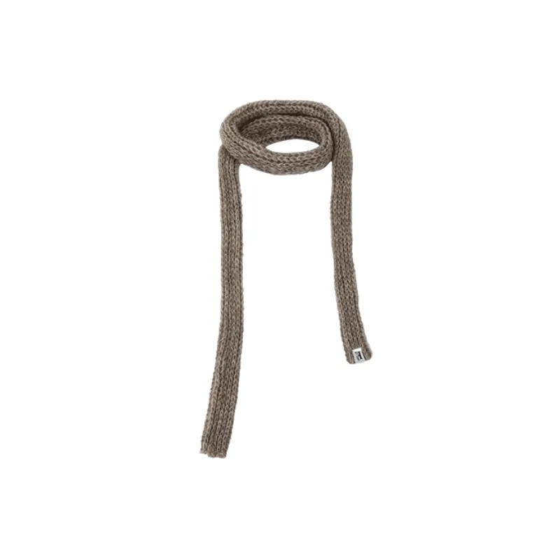 Fashionable Plain Knit Scarf-1