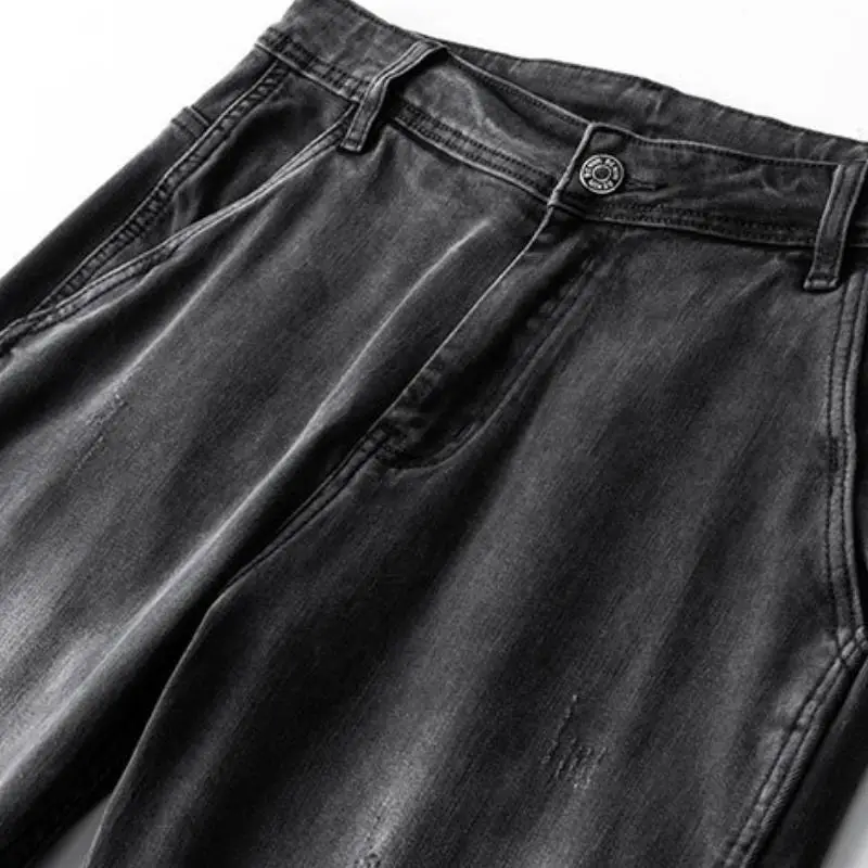 Casual Breathable Jeans-4