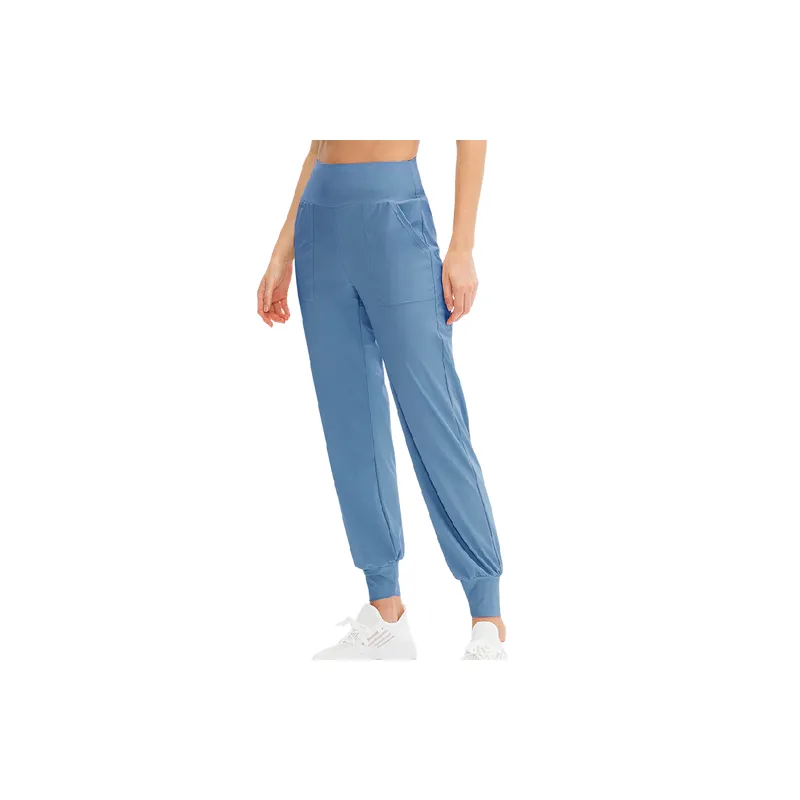 Sporty Loose Nylon Casual Pants Women-7