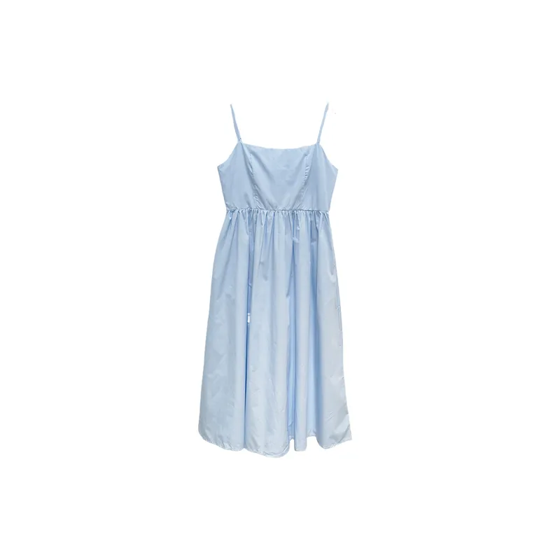 Sexy Plain Polyester Dress Women-7