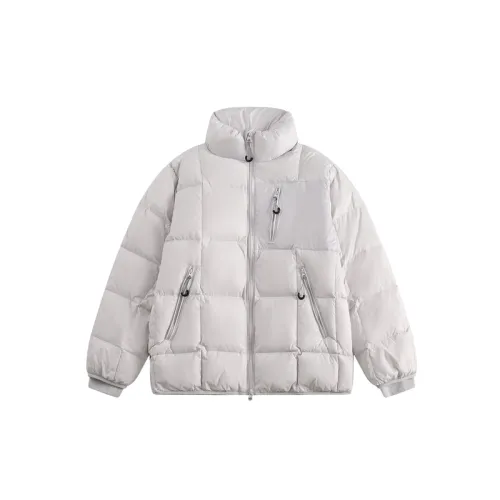 Basics Simple White Duck Down Jacket