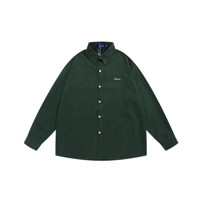 Casual Simple Suede Shirt-6