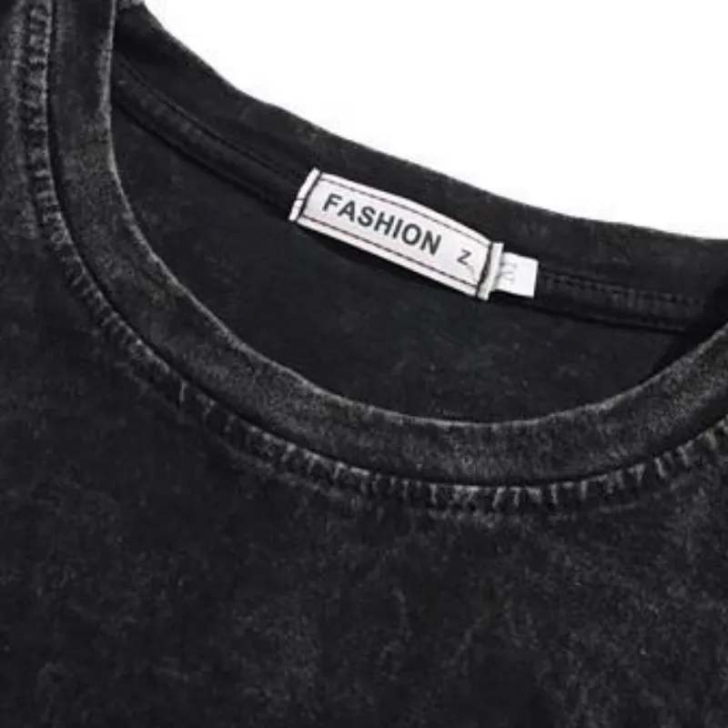 Casual  Washed Combed Cotton Sweatshirt-4