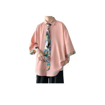 Thin Ice Silk Niche Trendy Short Sleeved Shirt