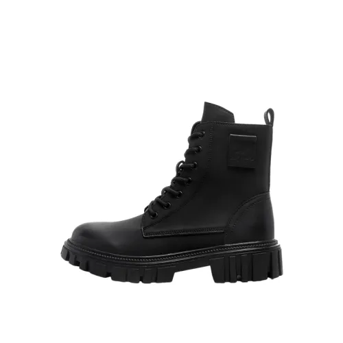 Retro Zipper Martin Boot