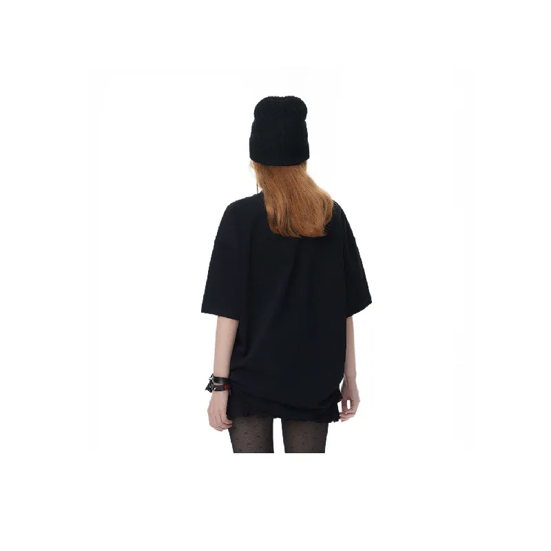 Fashionable Loose 100% Cotton T Shirt Unisex-7