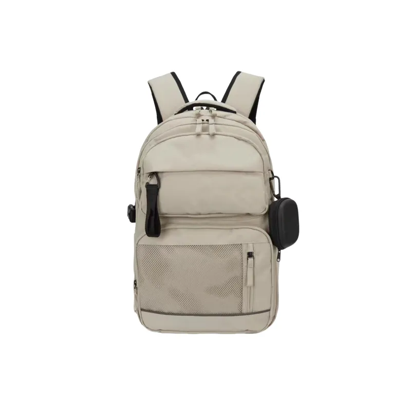 Casual Plain Backpack-3