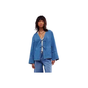 Fashionable Simple Denim Jacket Women