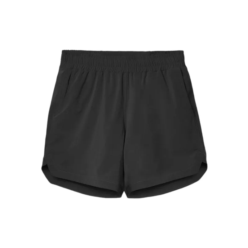 Sporty Loose Blended Synthetic Fabrics Casual Shorts-2