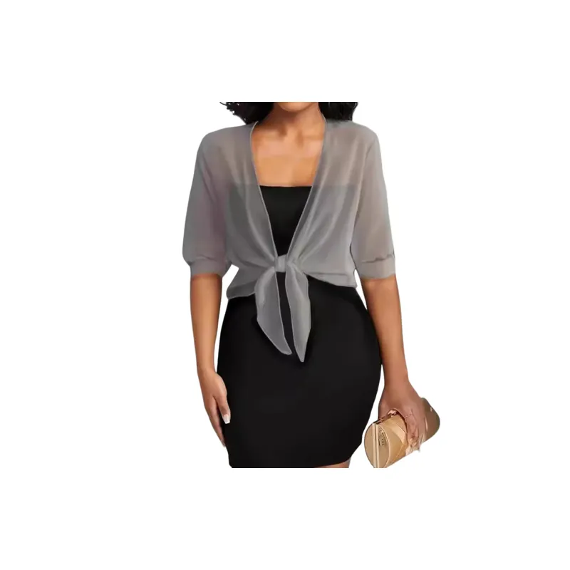 Funky Loose Chiffon Shirt-0