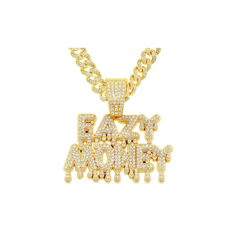 Creative Splicing Letter Pendant Necklace-2
