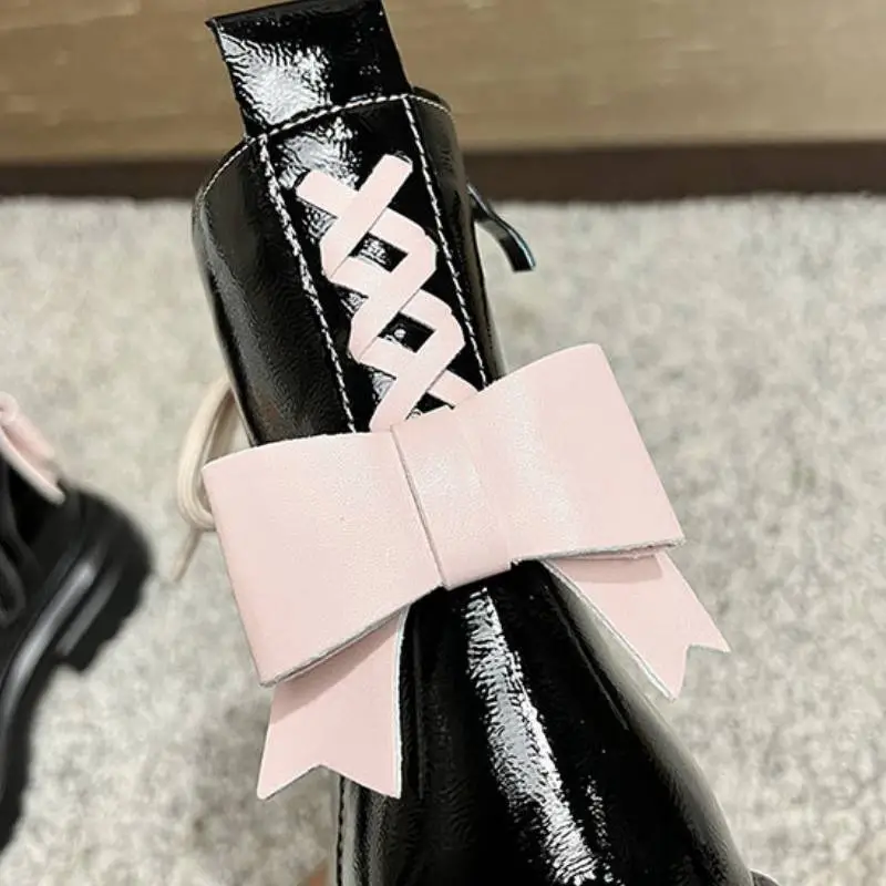 Fashionable Bow Martin Boot-2
