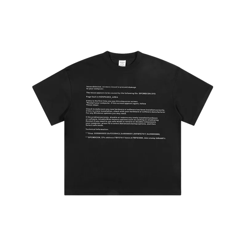 Trendy Print 100% Cotton T Shirt-0