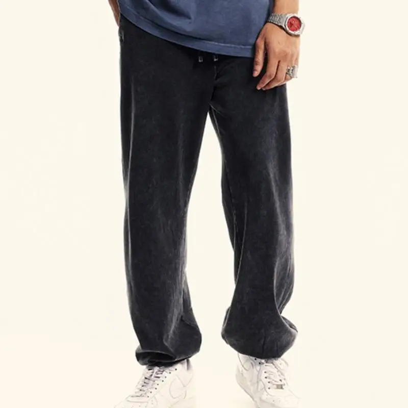 Sporty Fashionable Cotton Casual Pants-12