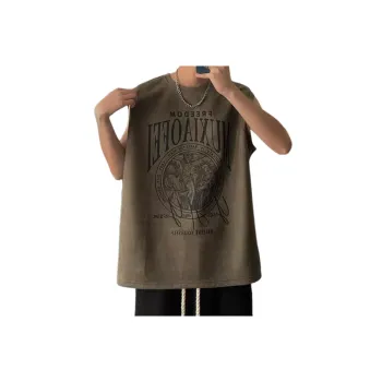 Casual Sleeveless Retro Sports Vest