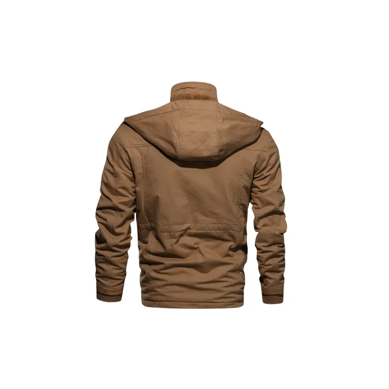Washed Loose Cotton Jacket-3