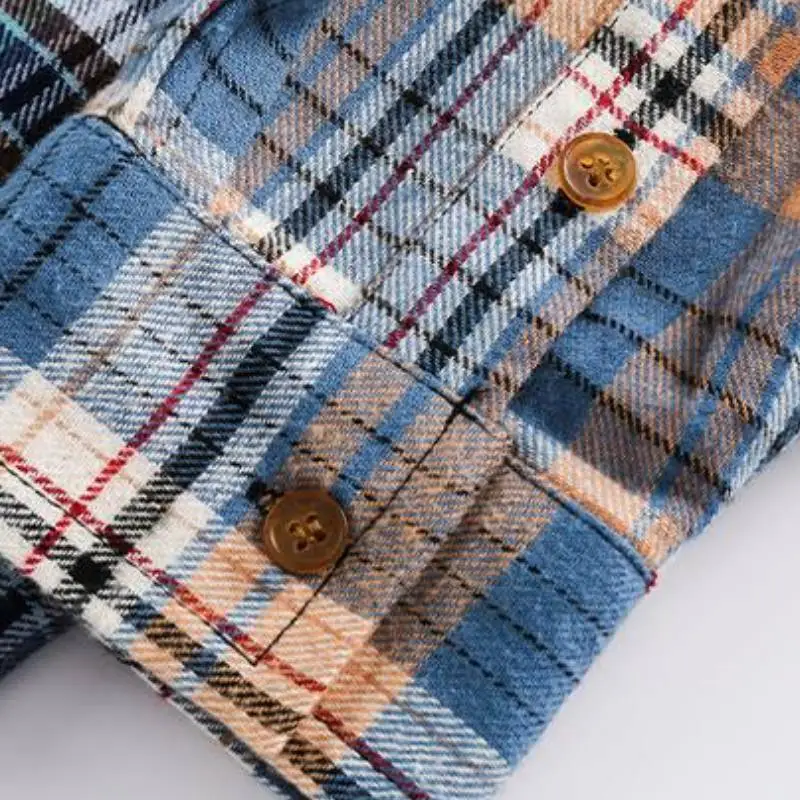 Retro Loose 100% Cotton Shirt Unisex-5