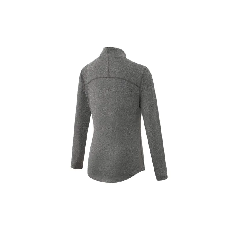 Sporty Long Sleeve Polyester Fitness Clothing Women-7