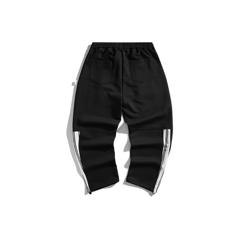 Street style Drawstring Jogger Pants-5