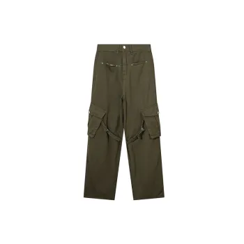 High Street Design Trendy Cargo Casual Straight leg Trousers