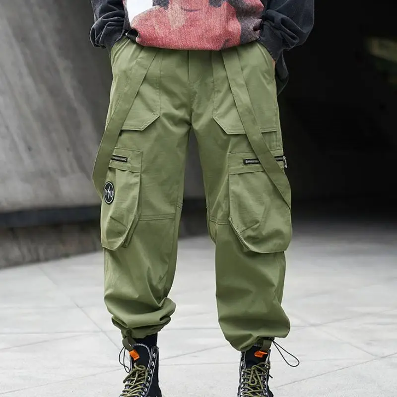 Casual Loose Cargo Pants-7