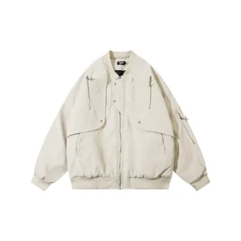 New Style Tooling Loose Zipper Decoration Thickened Cotton padded Jacket