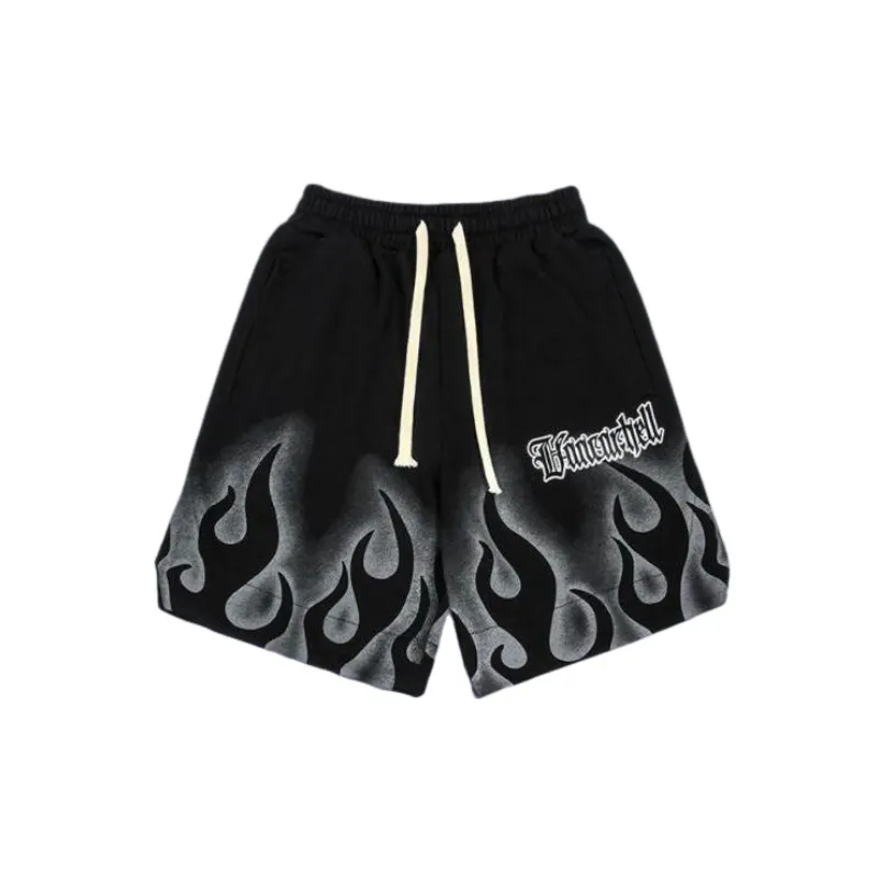 Loose Sporty Cotton Casual Shorts Unisex-0