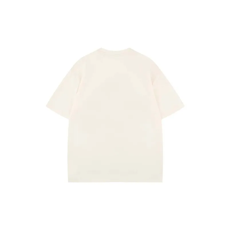 Cartoon Cute Cotton Blended Fabric T Shirt-1