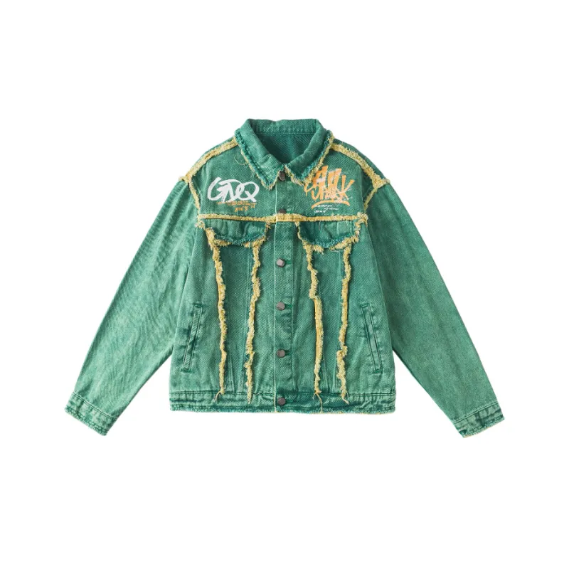 Loose Retro Denim Jacket-0