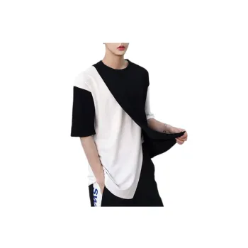 Irregular Casual Stitching T Shirt