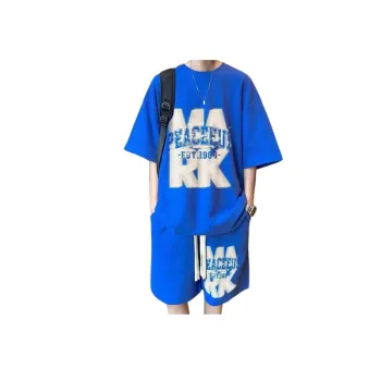 Oversized Short Sleeved T Shirt and Shorts Set