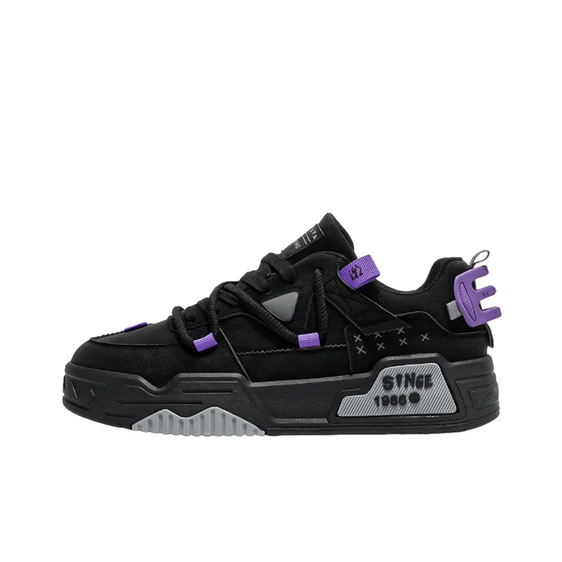 Simple Lace Up Skateboarding Charged Shoes