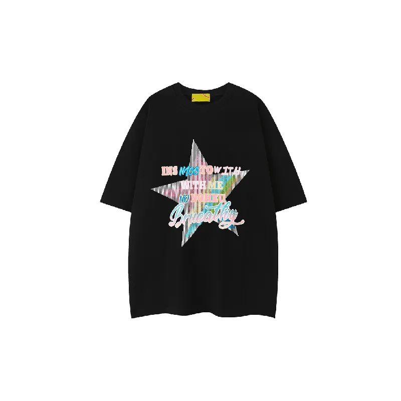 Retro Loose 100% Cotton T Shirt Unisex-4