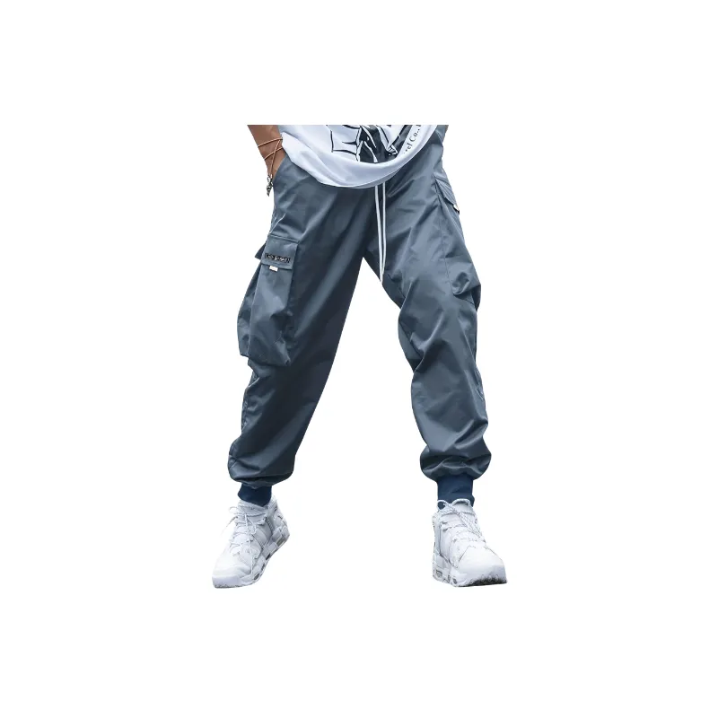 Fashionable Loose Cotton Casual Pants-0