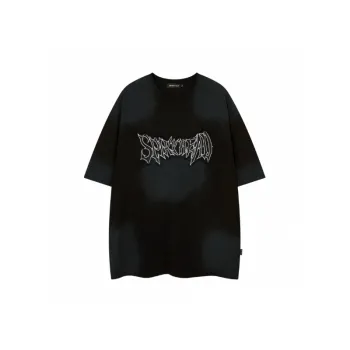 Fashionable Embroidered Cotton T Shirt