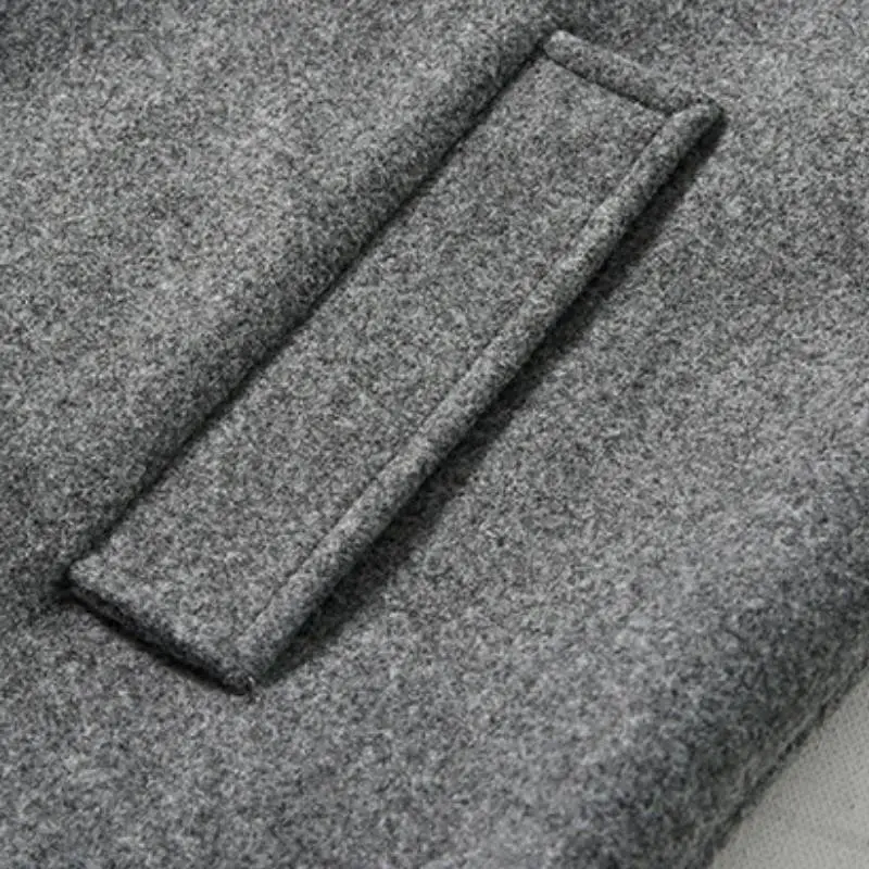Casual Fashionable Cotton Blended Fabric Coat-4