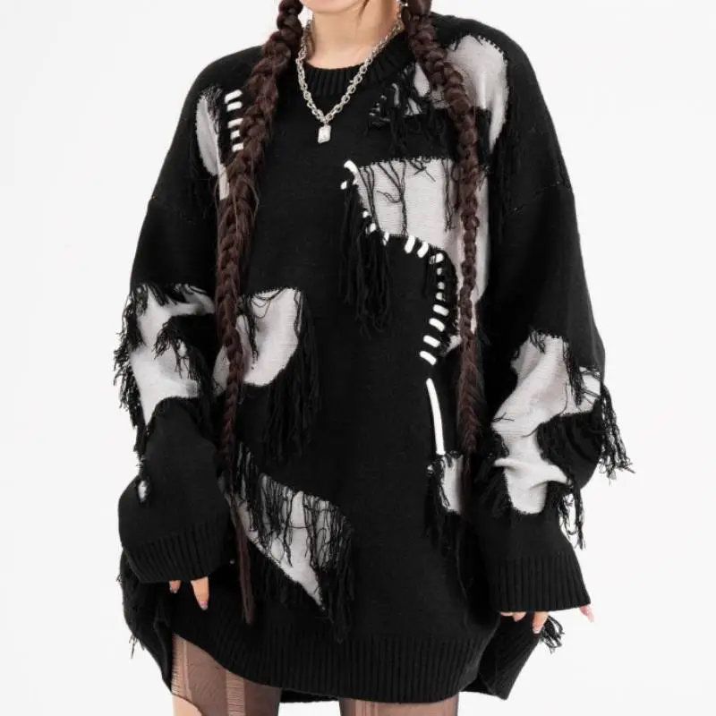 Street Fringe Sweater-5