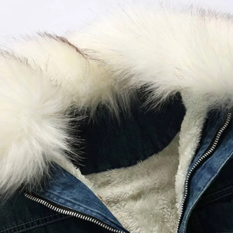 Casual Fashionable Washed Denim Jacket-5