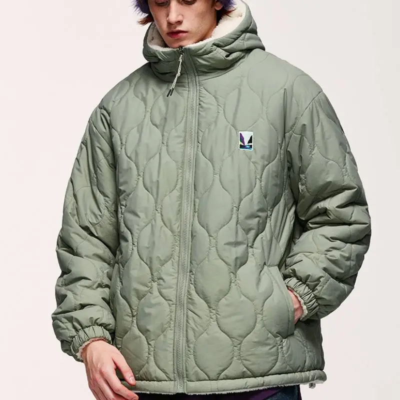 Fashion Zipper Quilted Jacket-13